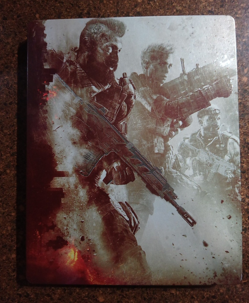 Playstation 4 Call of Duty Black Ops IIII Steelbook + Xbox Copy W Case Included