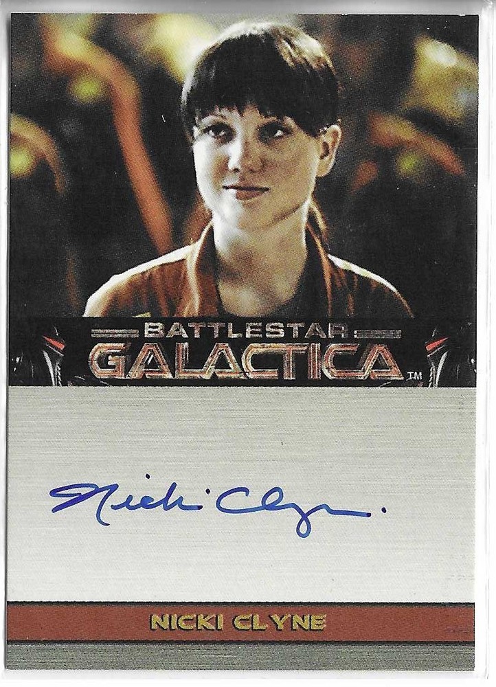 2005 Rittenhouse Battlestar Galactica Premiere Ed. Nicki Clyne auto as Cally