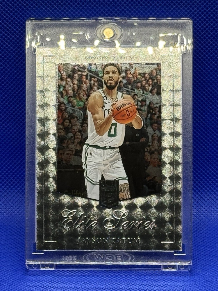 Jayson Tatum RARE SILVER MOSAIC FOIL ELITE SP Non-Auto INSERT CARD CELTICS - MVP