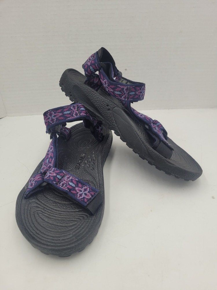 Teva Women's Blue Purple Hook Loop Hiking Sandal Size 6M