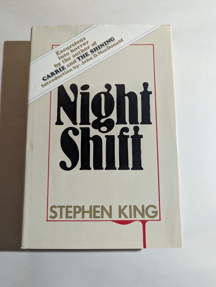 Stephen King Night Shift 1978 Early BCE HC DJ Gutter Code MP6Z Nice Copy