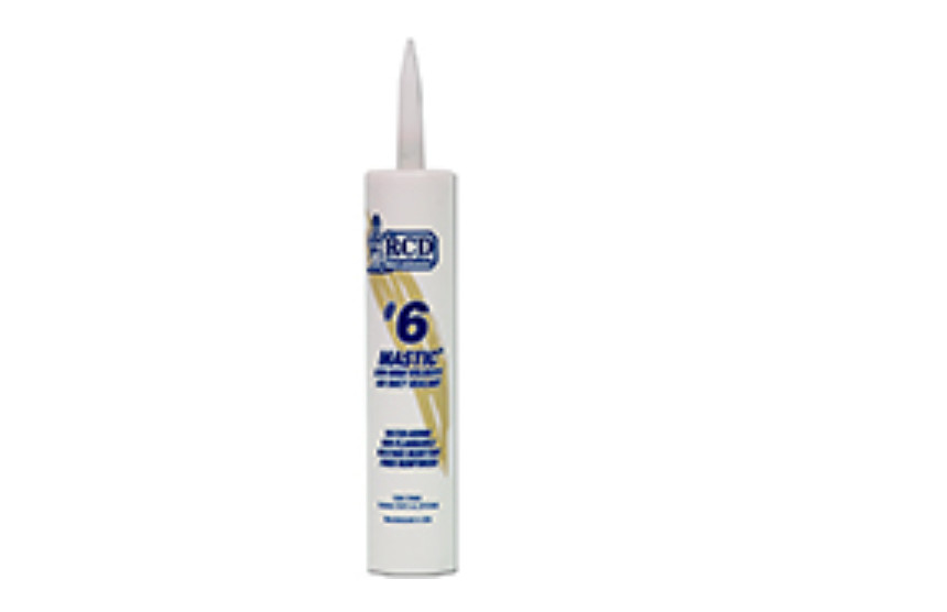 RCD #6 Mastic Air Duct Sealant 10.7 oz UL181 Fiber Reinforced White