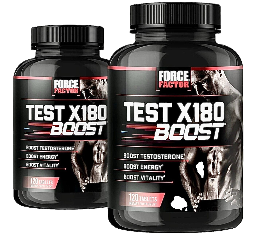 FORCE FACTOR BOOST TESTOSTERONE BOOSTER FOR MEN 120CT  SEALED EXP2027 FREESHIP