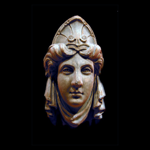 Greek Roman Goddess Diana Artemis Wall Relief Sculpture Plaque