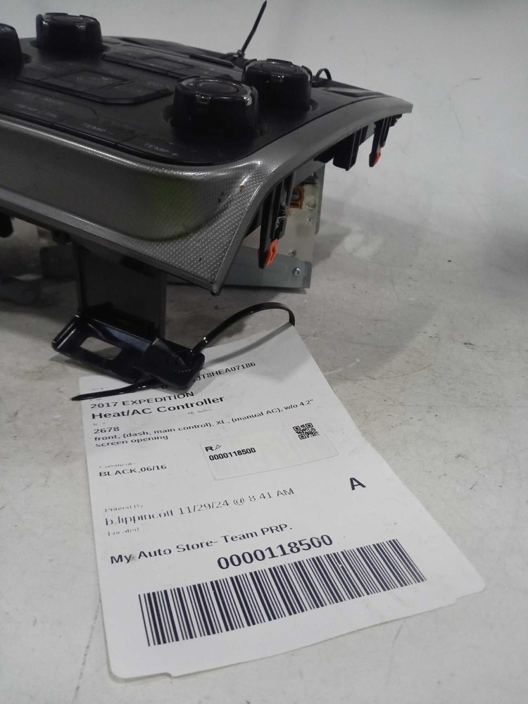 Used A/C Selector Switch fits: 2017 Ford Expedition front dash main control SSV