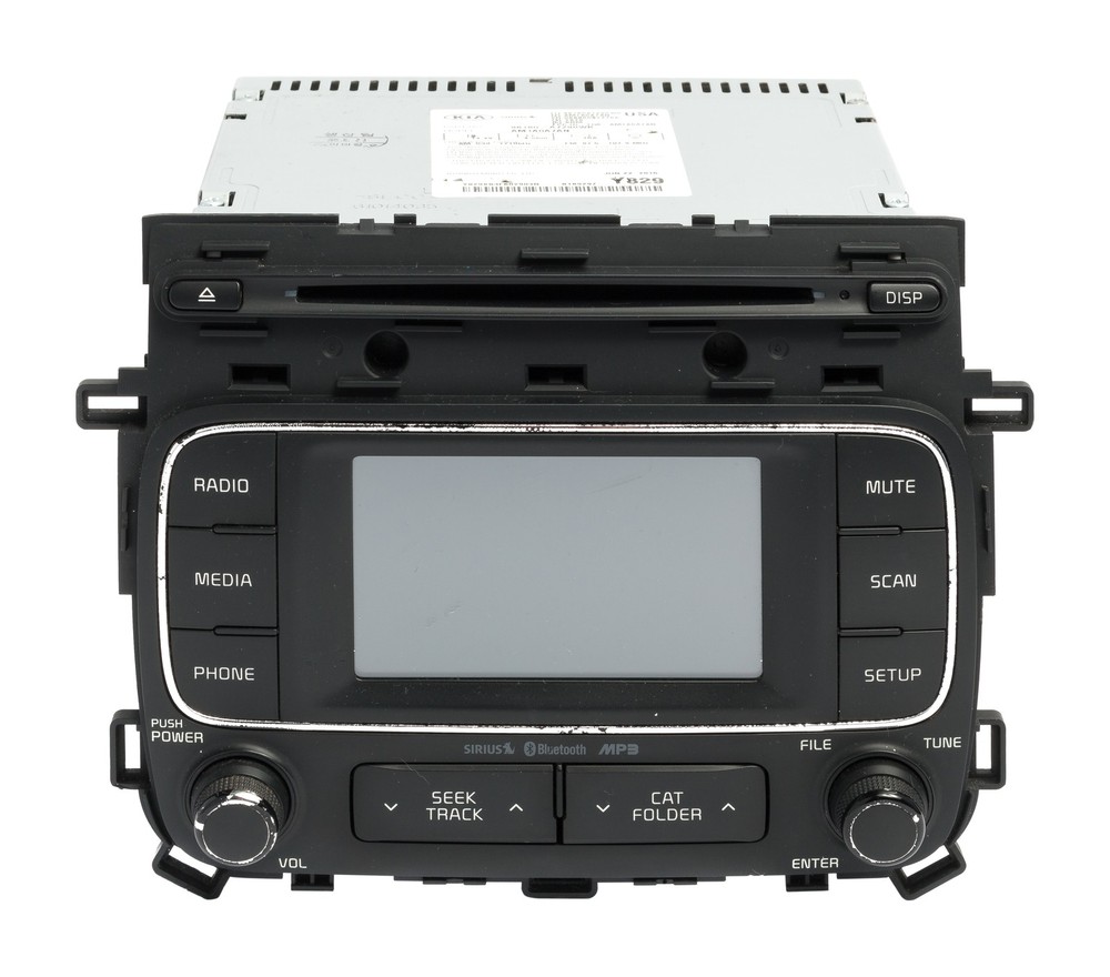 2015-2016 Kia Forte AM FM Sirius XM Bluetooth MP3 w Single-Disc CD 96180-A7290WK