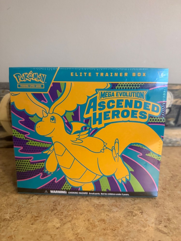 Pokémon Mega Evolution Ascended Heroes Elite Trainer Box ETB Brand New & Sealed
