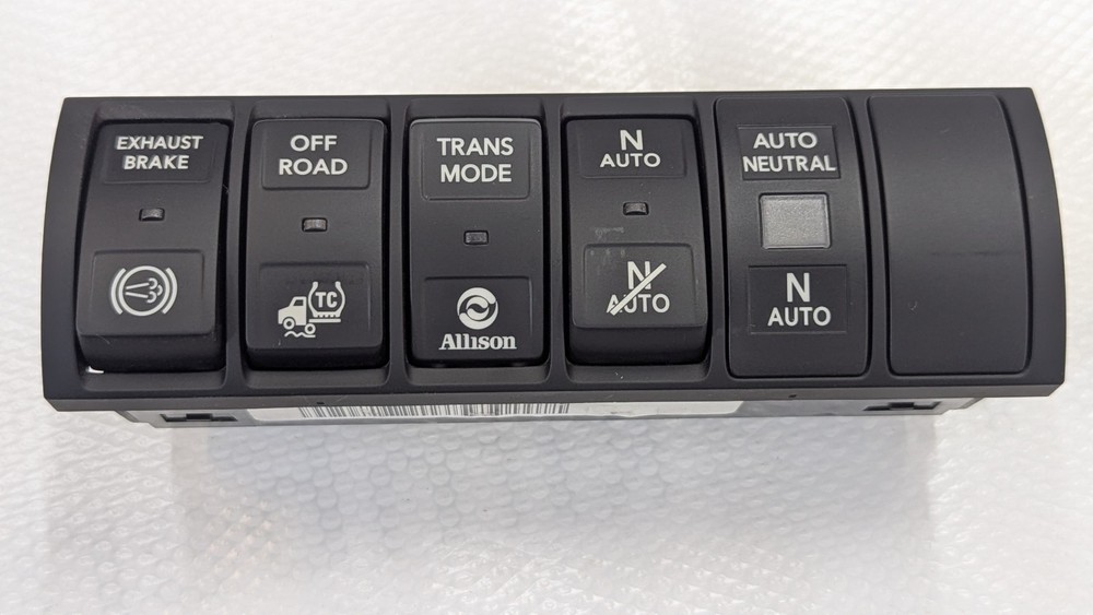 4057689C4 International HV RH 6 Pack Rocker Switch Panel Multiplex DIN New T/O