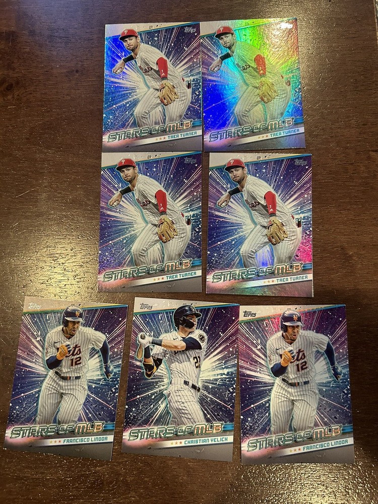 2024 Topps Stars of MLB 7 cards Turner, Yelich, & Lindor