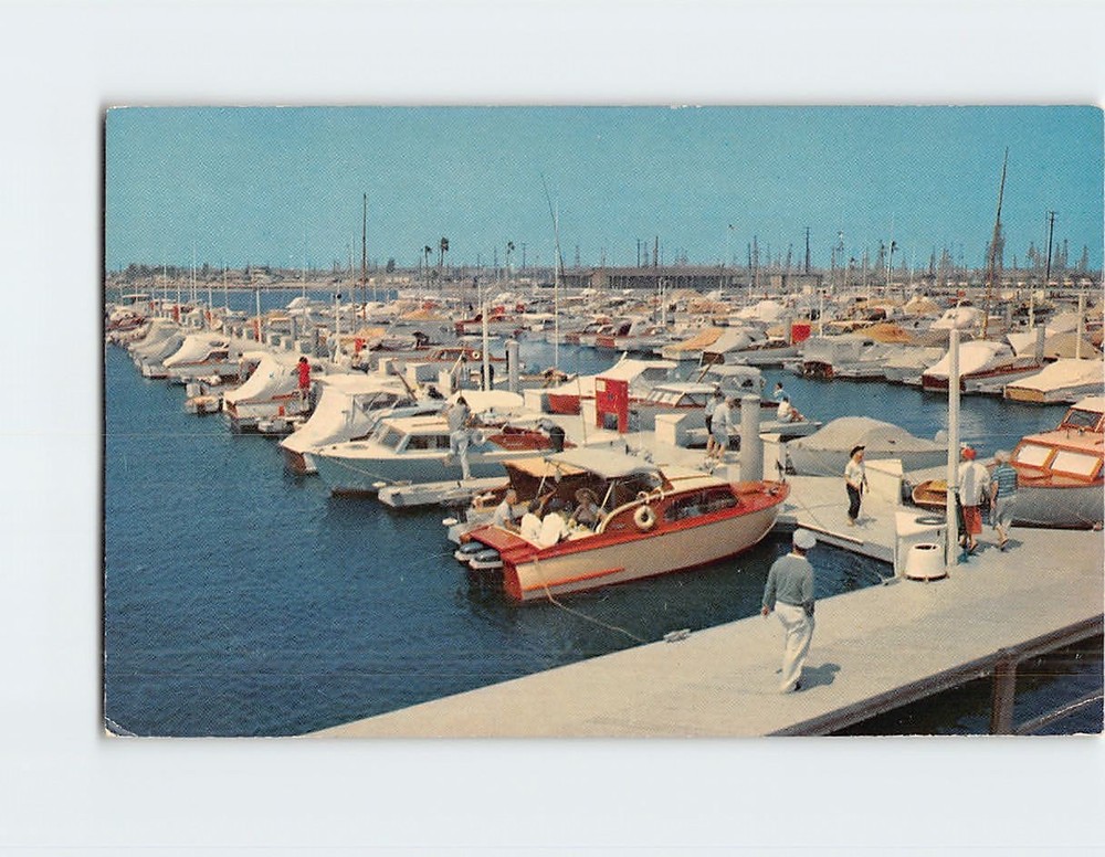 Postcard The Marina Long Beach California USA