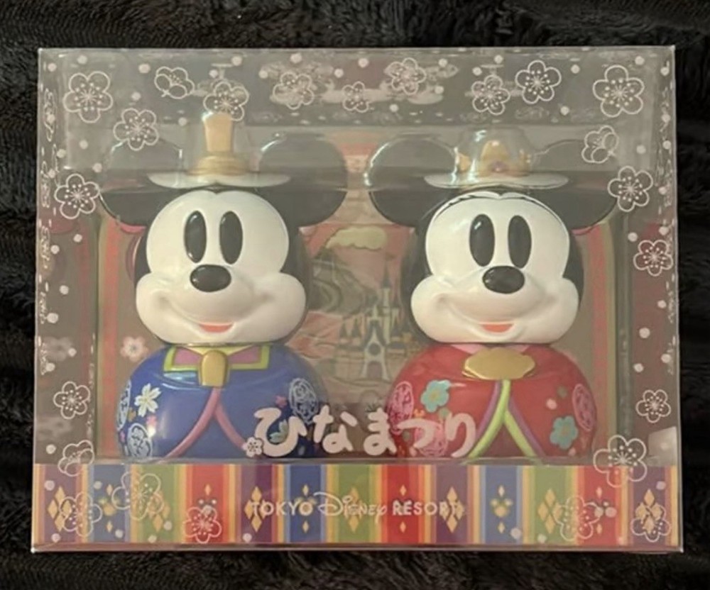 TOKYO DISNEY Resort Mickey Minnie Mouse Hina Dolls Walt Disney Japan New In Box