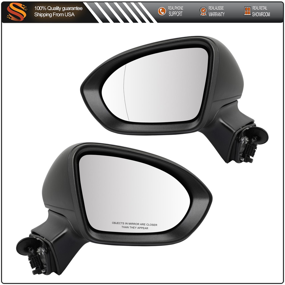 Heated Mirrors LH RH Driver and Right Side PTM For 2016-2019 Chevrolet Cruze