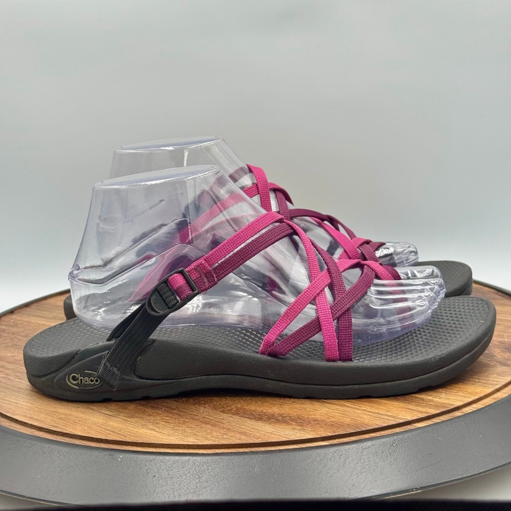 CHACO Zong X Ecotread Women's Strappy Sandals Slides Shoes Flats Size 10