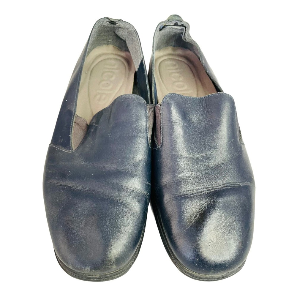 Women's Navy Nicole RUGBY 6M Slip-On Cushioned Flaw Brazil Shoes