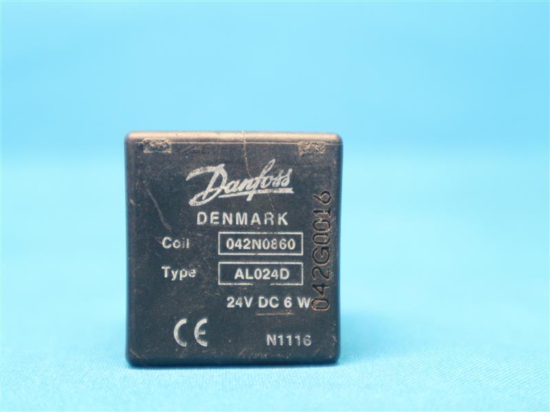 Danfoss Type AL024D Coil 042N0860 24V DC 6W w/ Rusts