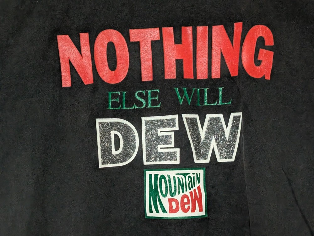 Mountain Dew Men's T-shirt Black 