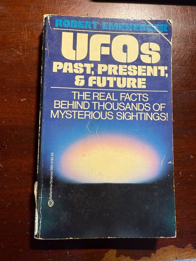 UFOs Past, Present and Future Robert Ballantine 1986 1980s VTG PB BK