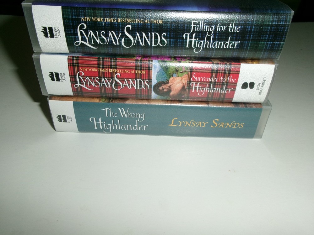 (4) Lynsay Sands  Scottish Highlander unabridged audio historical romance CD