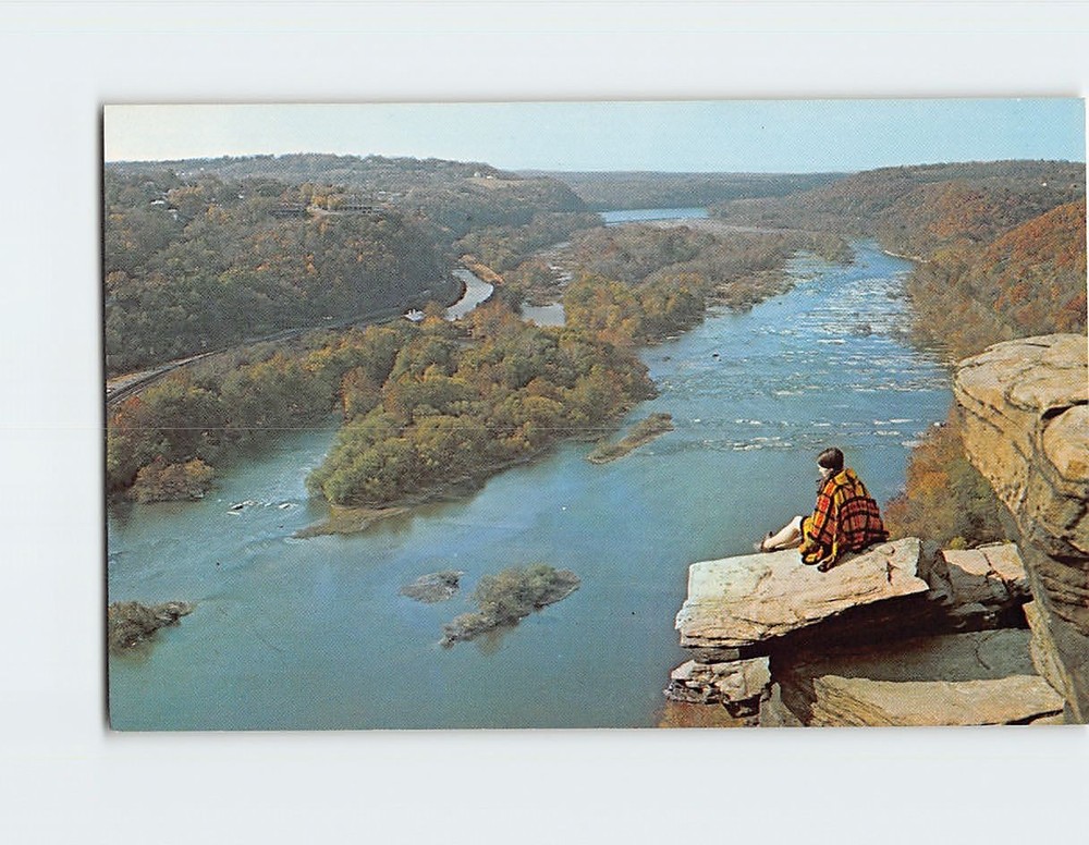 Postcard Scenic View Harpers Ferry West Virginia USA