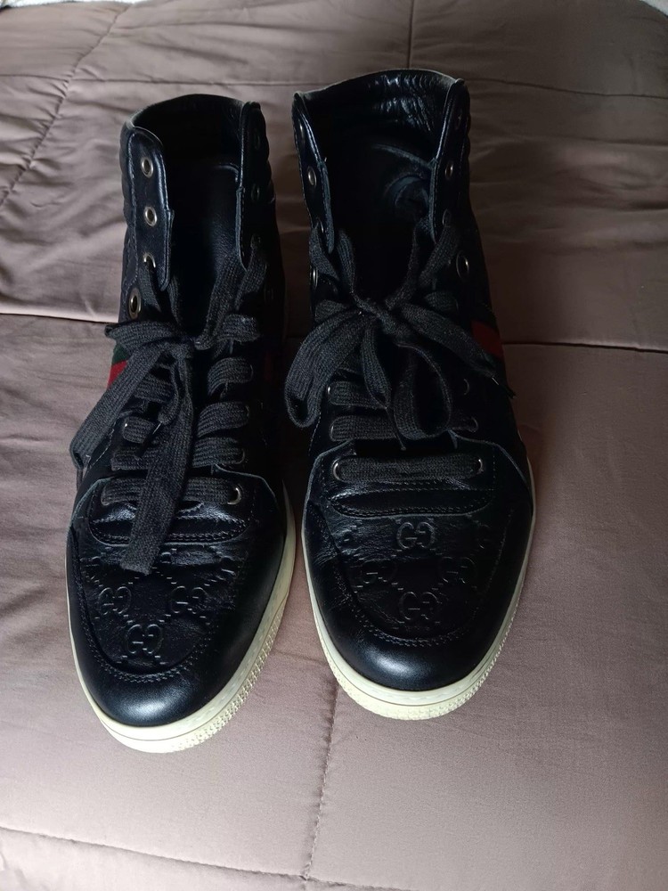 gucci mens ace gg High Top sneakers