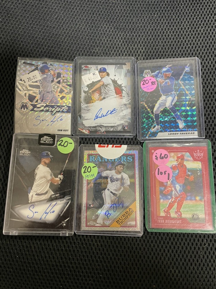 Texas Rangers 1000+ Card Lot Rookies Autos Relics #'d Seager Rodriguez Ryan Jung