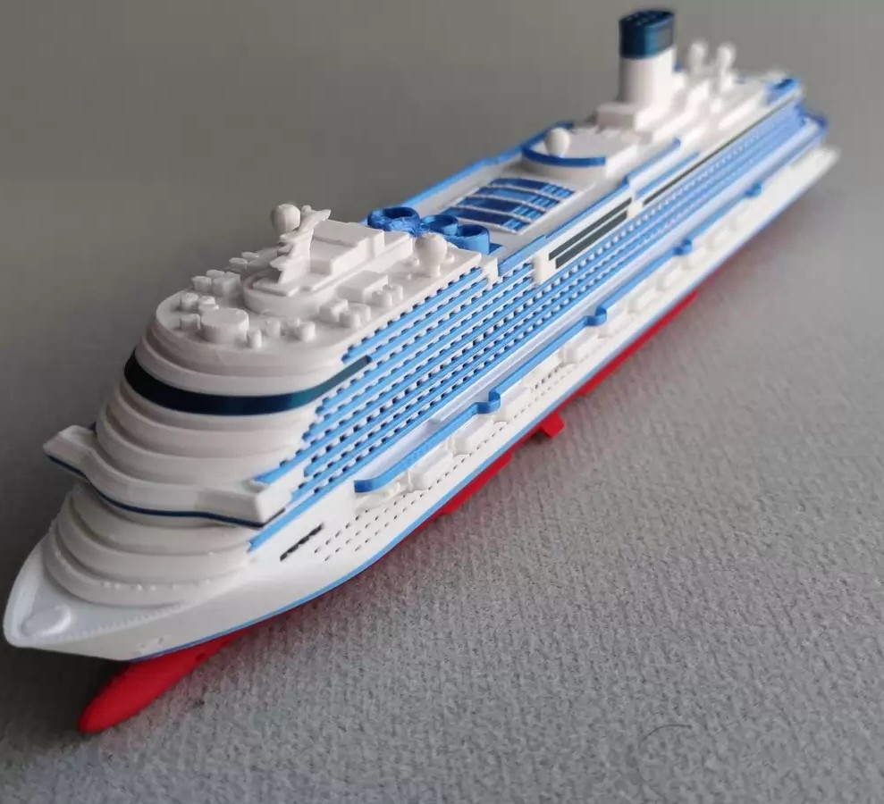 1/1250 Adora Magic City Cruise Ship Model 3D Printed White Hull Collectible Toy