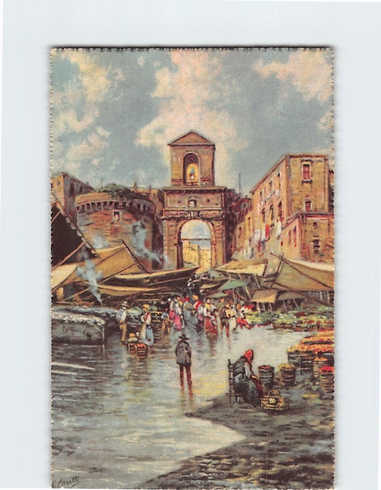 Postcard Porta Capuana Naples Italy