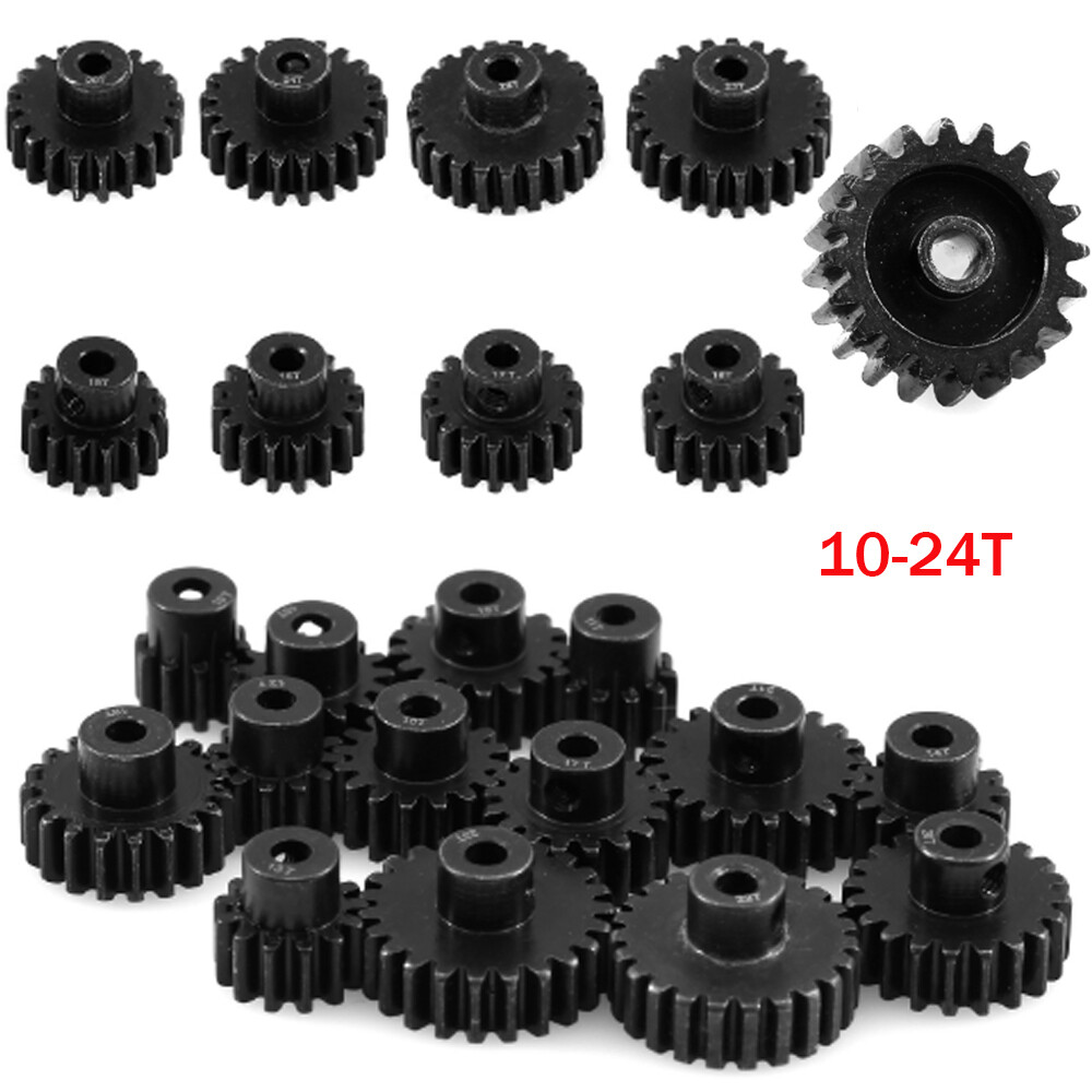 Steel Pinion Gears Metal 32P Pitch Mod 0.8 mm Shaft RC Car Motor for 1/10 Model