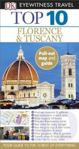Top 10 Florence and Tuscany (Eyewitness Top 10 Travel Guide) - VERY GOOD