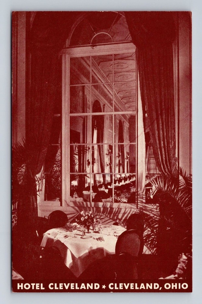 Cleveland OH-Ohio, Hotel Cleveland, Advertisement, Antique, Vintage Postcard