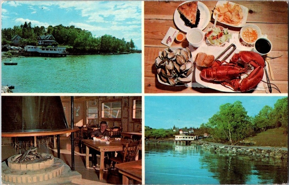 Little Deer Isle Maine, ME - Lobster, Blastow's Cove Postcard