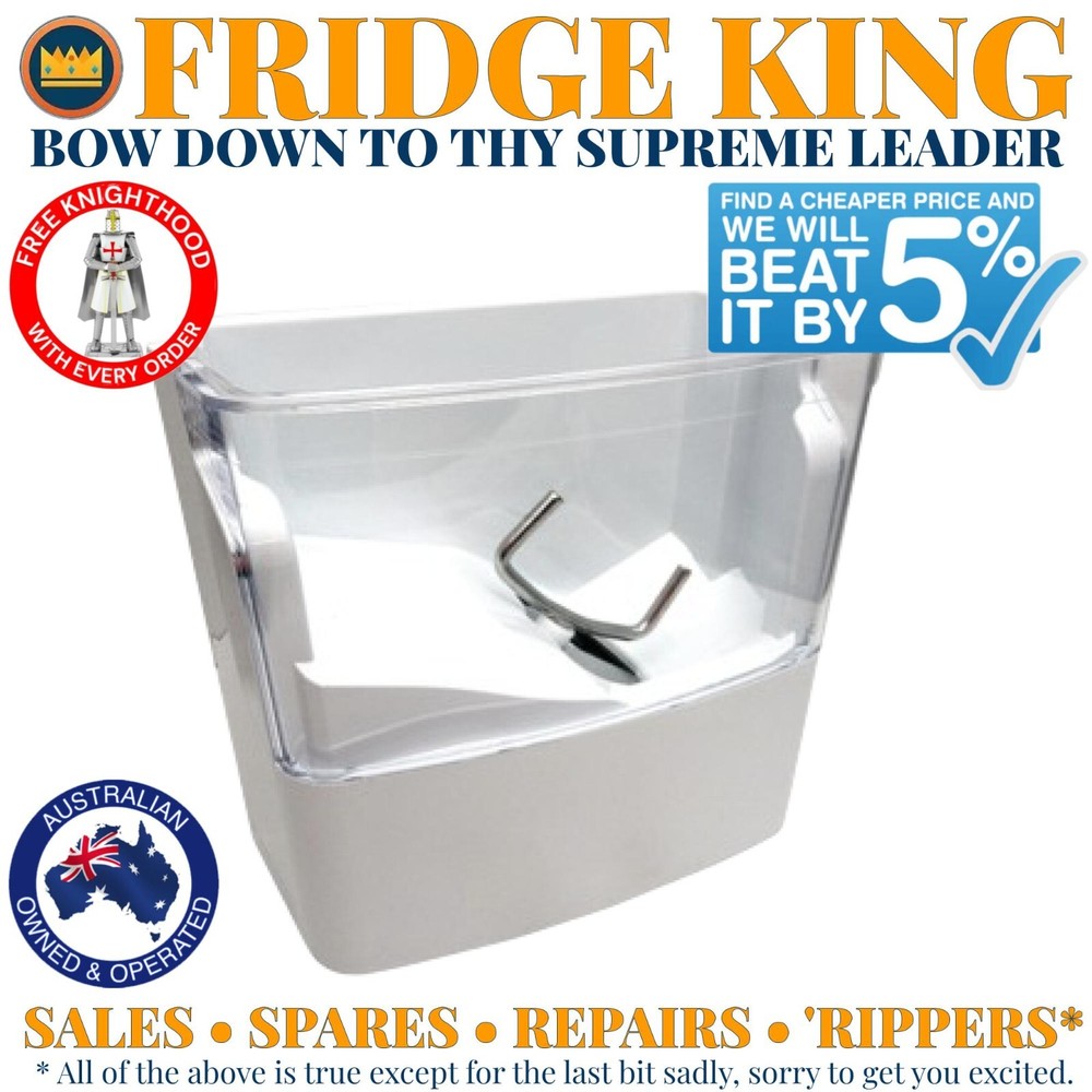 1461099 Westinghouse fridge freezer ice maker mixer bucket bin WSE6070 WSE6970