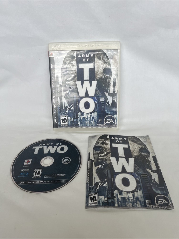 Army of Two PS3 PlayStation 3 Complete With Manual Tested Free Shipping!