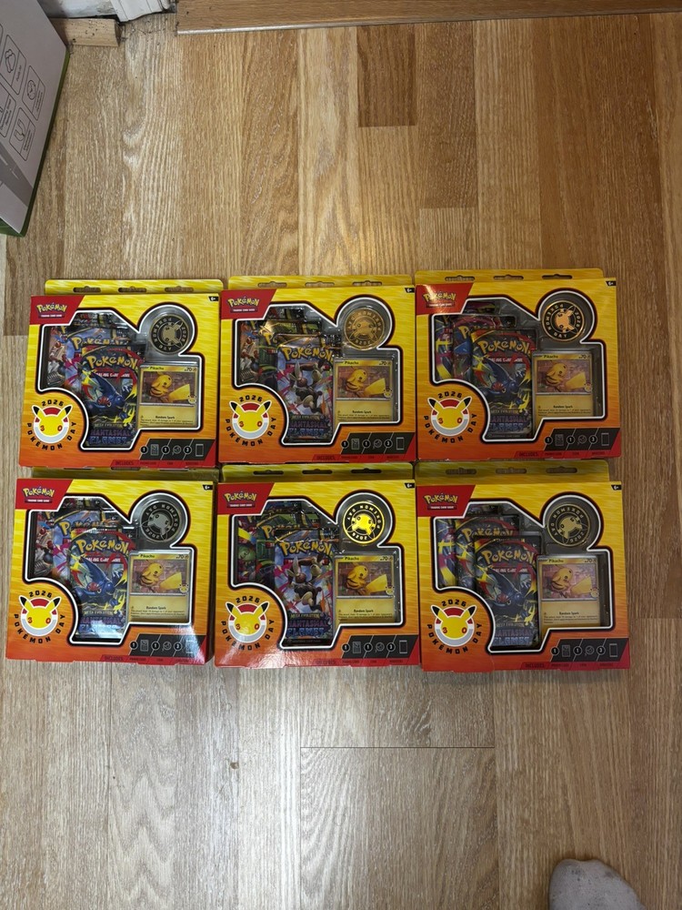 ✅6X Pokemon Day 2026 Collection Boxes