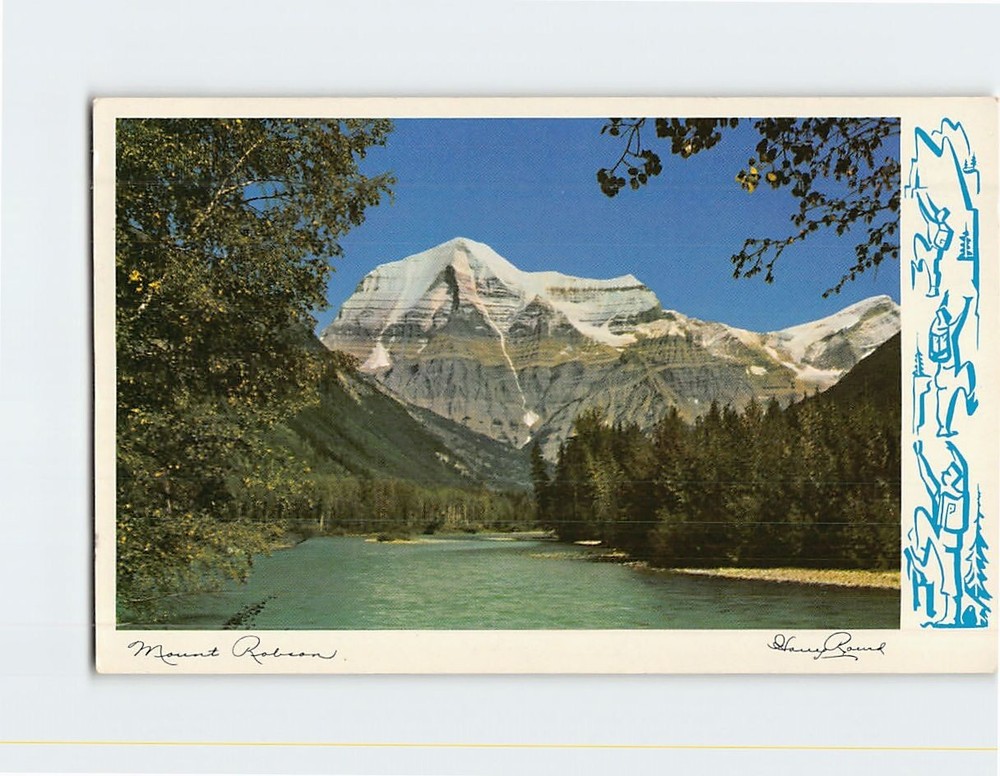 Postcard Mount Robson British Columbia Canada