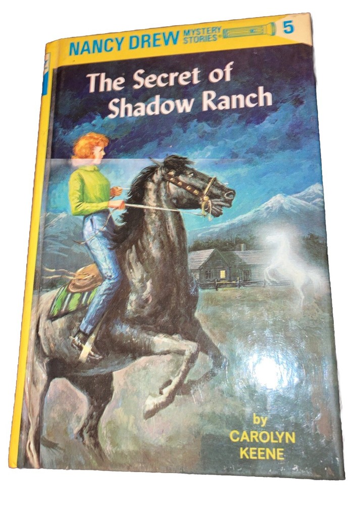The Secret of Shadow Ranch, Nancy Drew Mystery #5 Carolyn Keene Glossy Hardcover