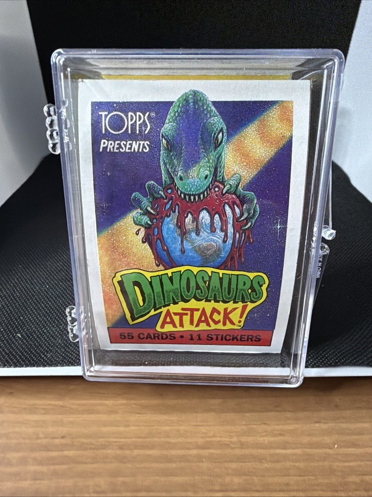 Dinosaurs Attack 1988 Topps Complete Set - 55 Cards & 11 Stickers