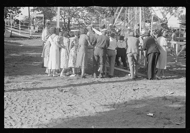 At Ashville July 4th celebration,Ashville,Ohio,OH,Summer 1938,FSA,Ben Shahn,16