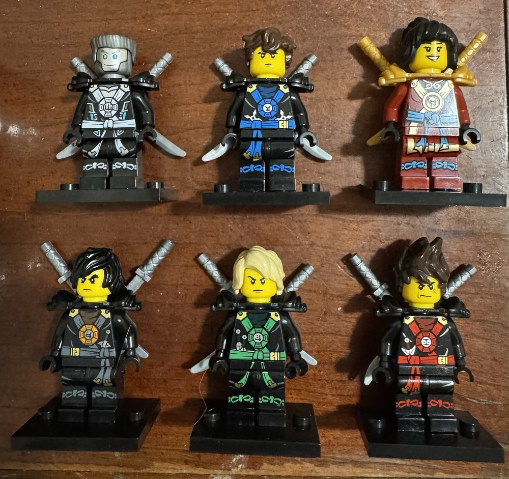 Ninjago Deepstone Armor Limited Edition Set Of 6 Minifigures