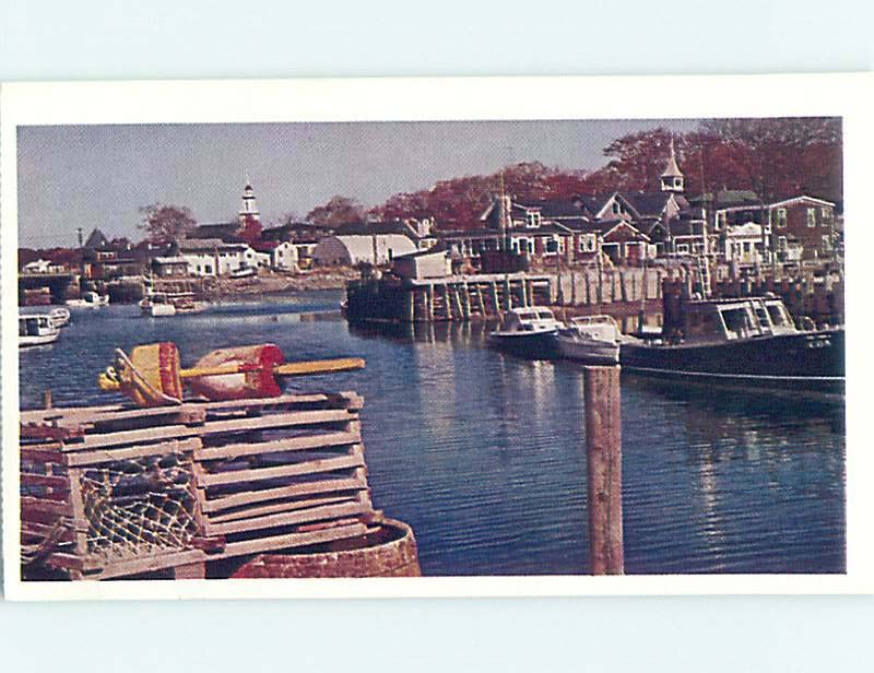 Pre-1980 HARBOR SCENE Kennebunkport Maine ME hp6855@