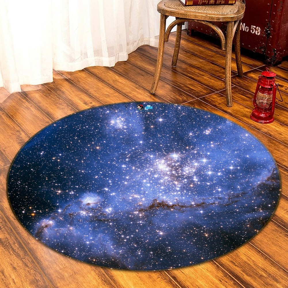3D Purple Starry Sky NAO3657 Game Rug Mat Elegant Photo Carpet Mat Fay