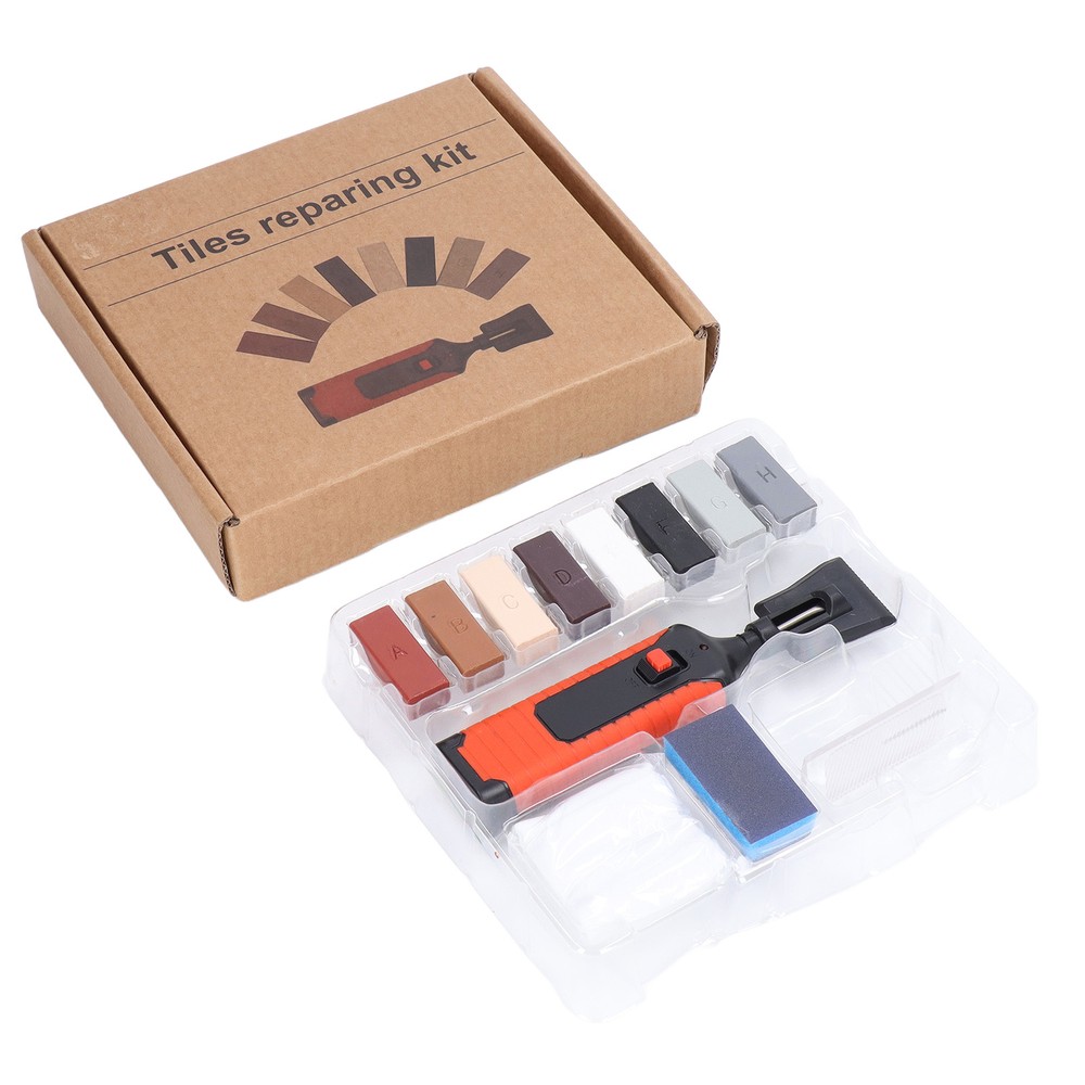 Tile Repair Electric Heating Pen Wax Block Set Crack Gaps Repairing Tools