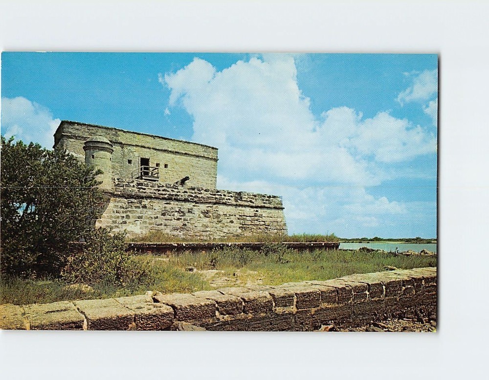 Postcard Fort Matanzas National Monument St. Augustine Florida USA