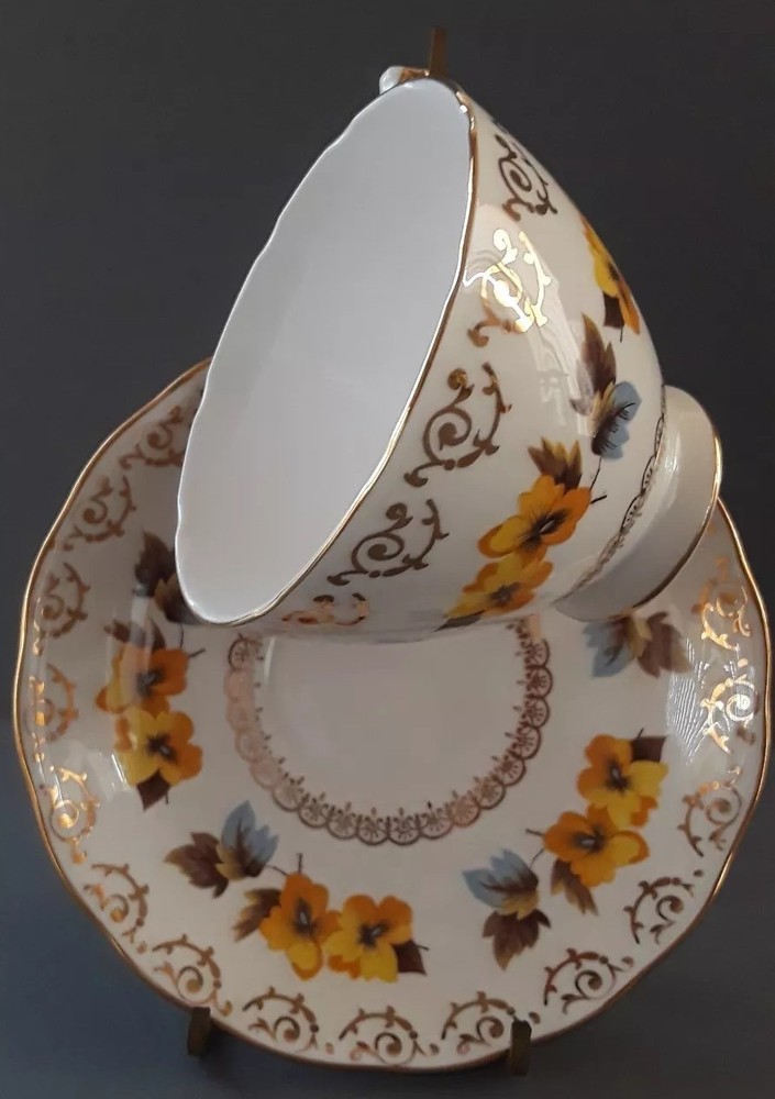 Vintage Colclough England Bone China Cup and Saucer Set  