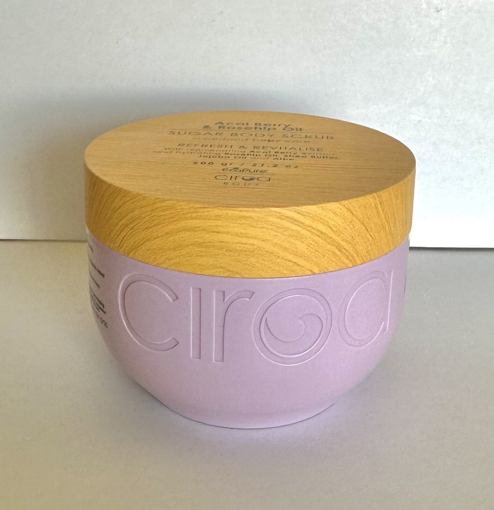 Ciroa Açaí Berry & Rosehip Oil Sugar Body Scrub Refresh & Revitalize 21.2 Oz-image