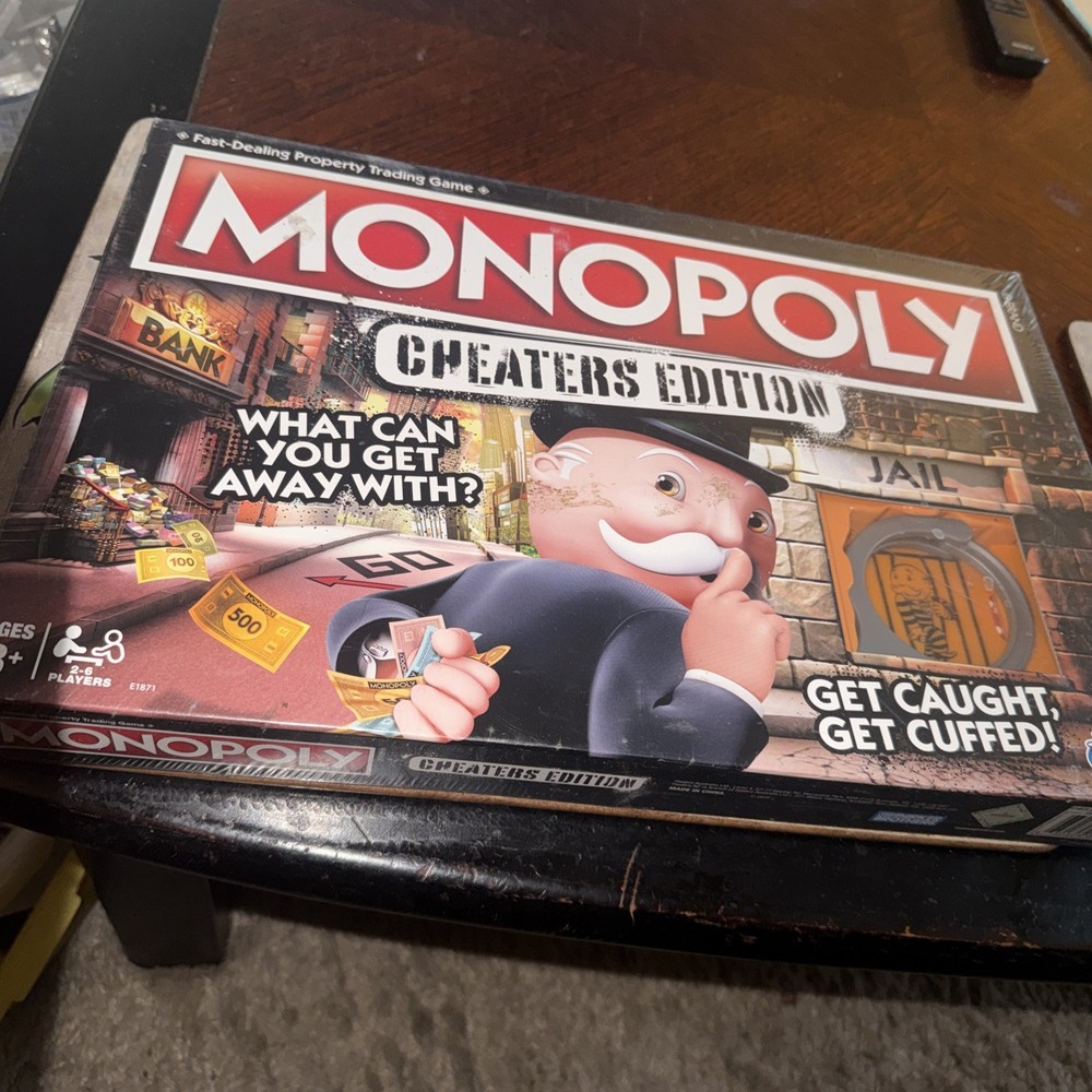 Monopoly Cheaters Edition Board Game Brand (New & Sealed) By Hasbro
