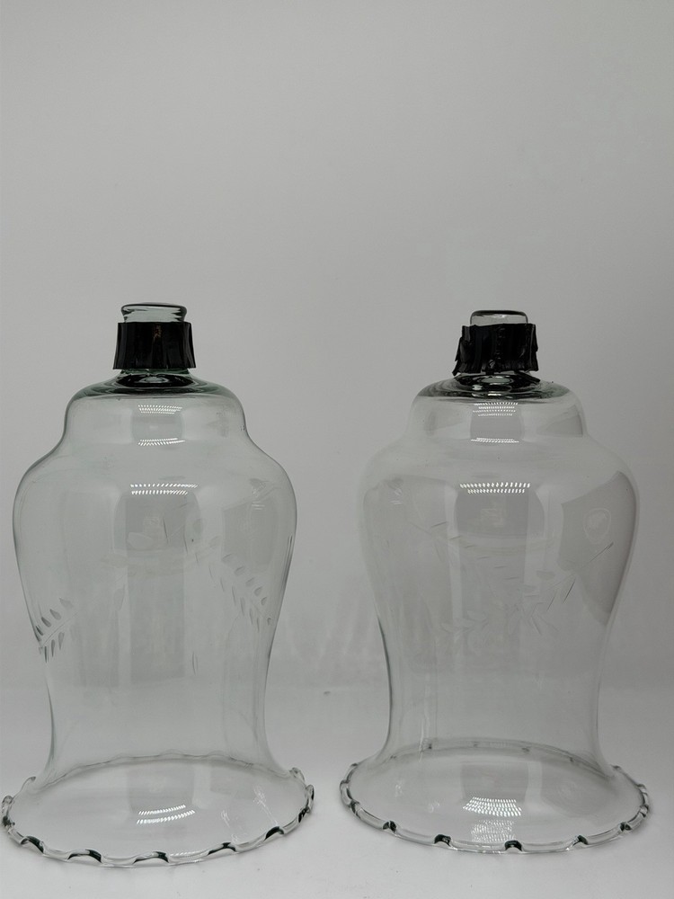 Etched Wheat Votive Cup Candle Holders Homco Home Interior Set Of Two W/Grommets