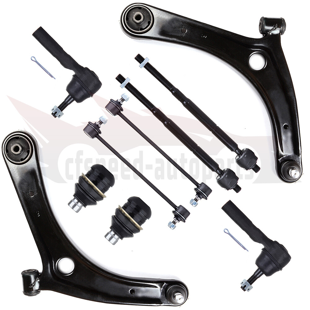 10x Control Arms Sway Bars Tie Rods 07-14 Jeep Patriot Compass Dodge Caliber