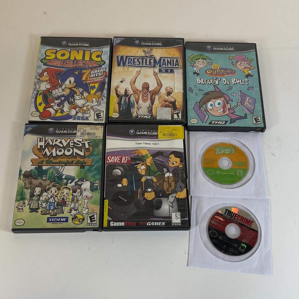 Lot of 7 Nintendo GameCube Games
