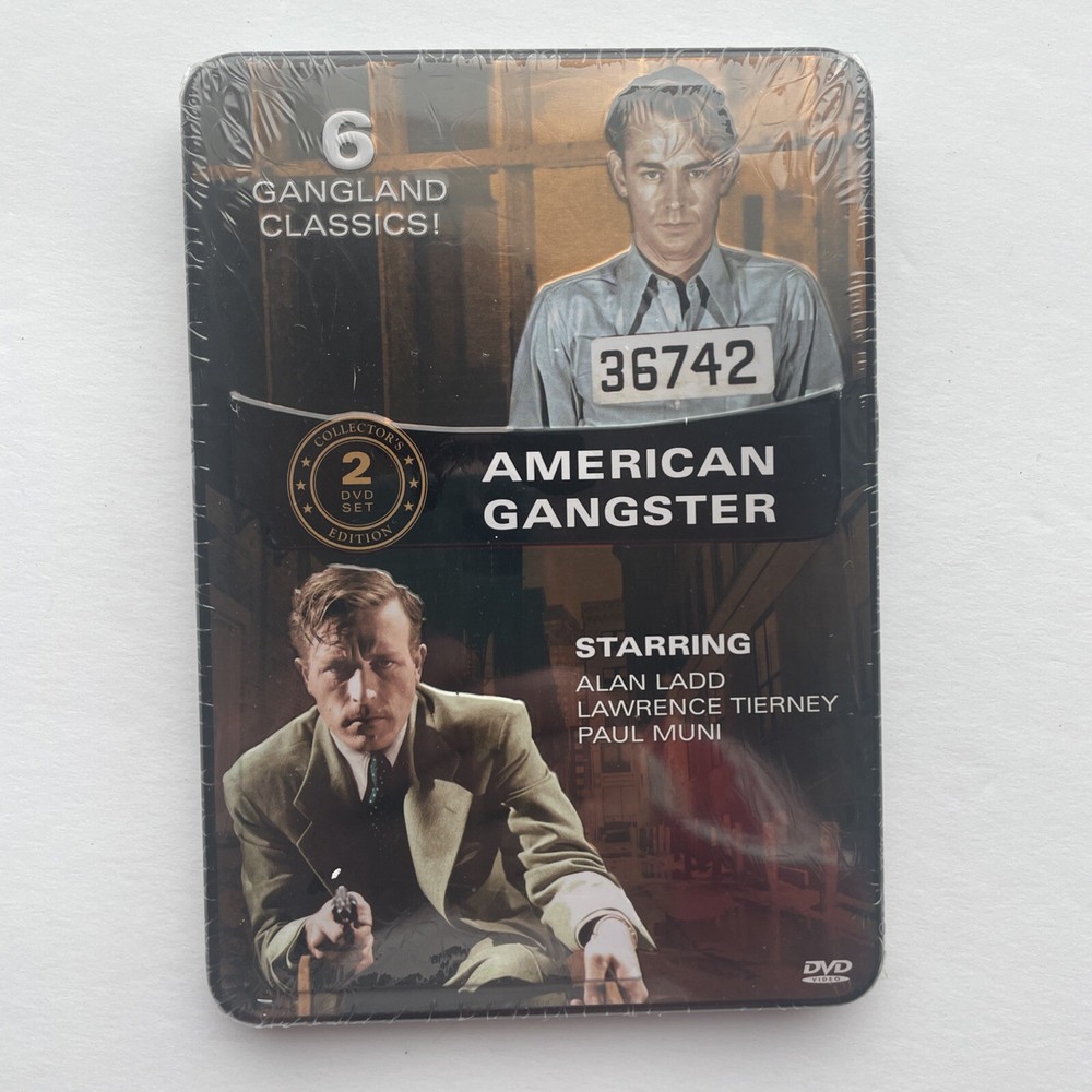 American Gangster 2-DVD Set 6 Gangland Classics 6 Brutal Crime Flicks BRAND NEW
